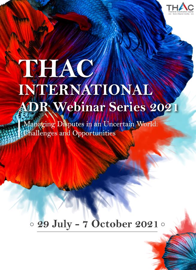 BRS Sponsors THAC International ADR Webinar Series 2021
